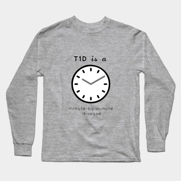 Minute by Minute Disease Long Sleeve T-Shirt by areyoutypeone
